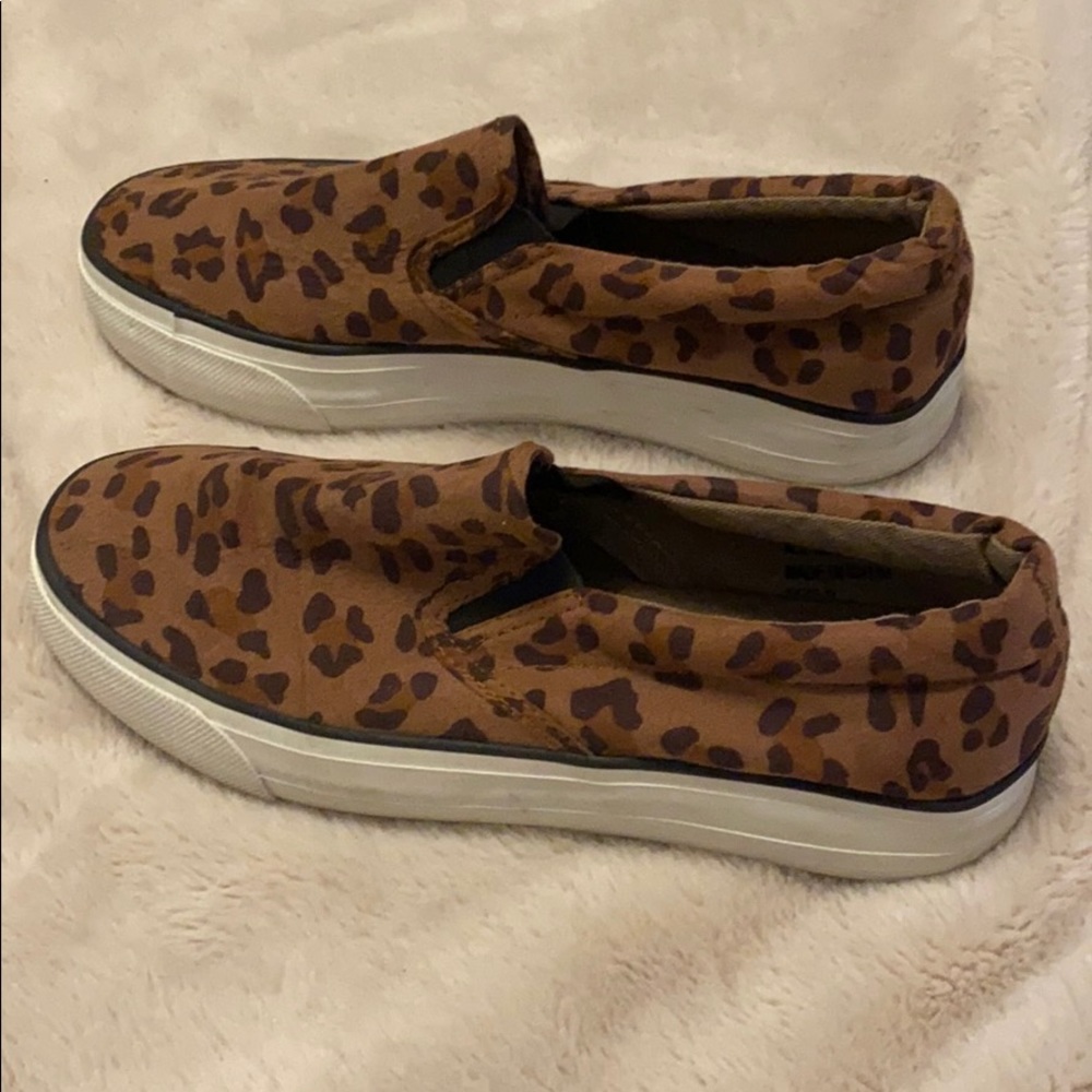 Restricted Cheetah Slip-on Sneakers